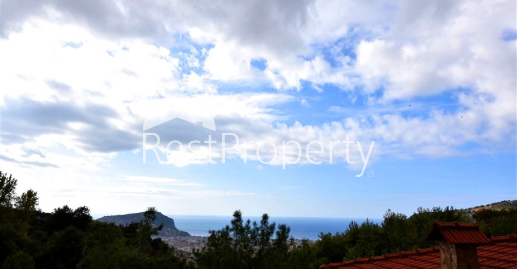 Меблированная вилла с панорамным видом в самом центре Алании - Фото 15