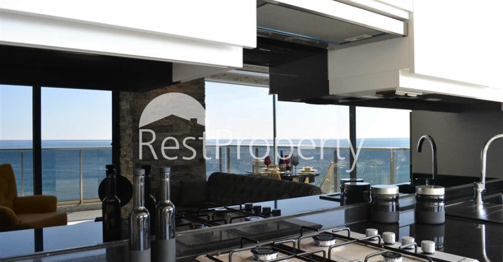 Меблированная квартира с прямым видом на море в Махмутларе - Фото 17