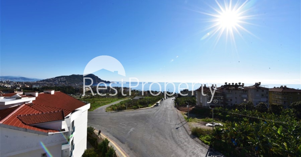 Квартира 2+1 с панорамным видом на море в районе пляжа Клеопатры - Фото 24