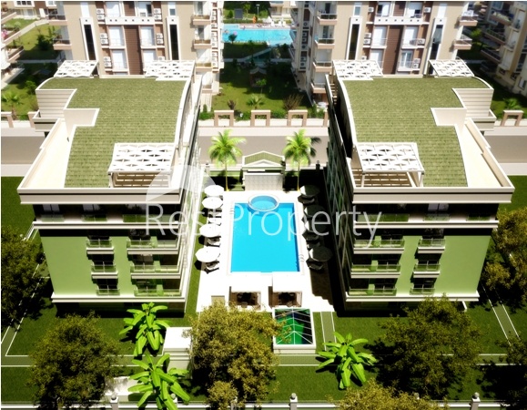 Элитные квартиры в Антальи в комплексе с крытым бассейном всего 600 метров до моря  - Фото 16