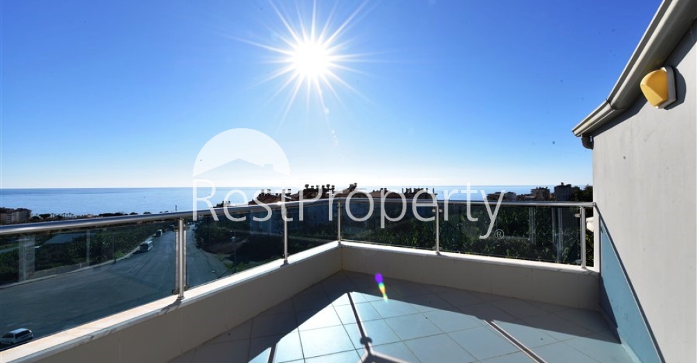 Квартира 2+1 с панорамным видом на море в районе пляжа Клеопатры - Фото 22