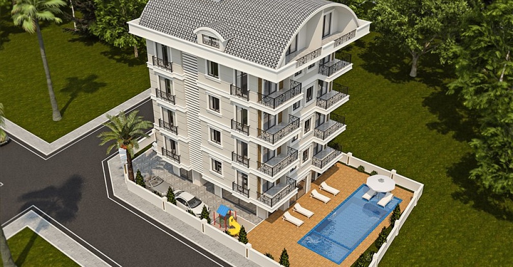 Пентхаус планировкой 2+1 в новом жилом комплексе в районе Демирташ - Фото 2